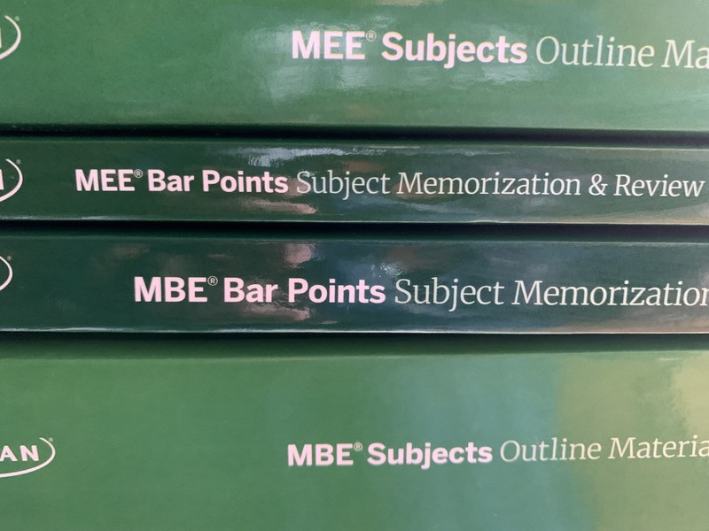 2025 2026 Kaplan Bar Exam Review UBE 4 Books SET MEE MBE Subjects Points+ Barbri