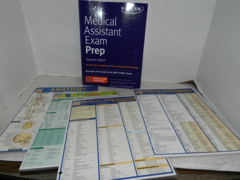 Medical Assistant Exam Prep Practice Test w/Quick Study Academic Cards Q79J