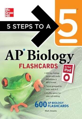 5 Steps to a 5 AP Biology Flashcards for Your iPod with Mp3/CD-ROM Disk: Used