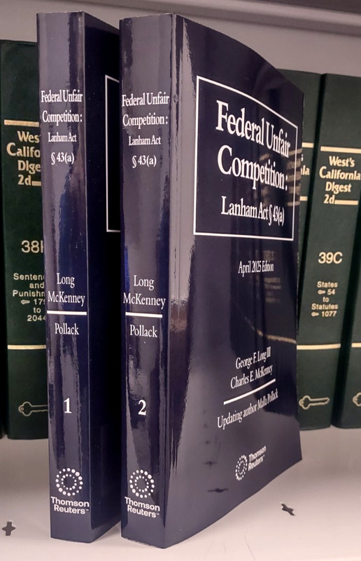 Federal Unfair Competition Lanham Act, 2025 ed Thomson Reuters gallery