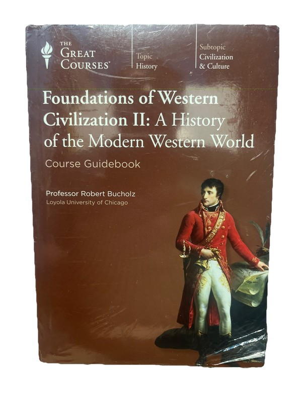 The Great Courses: Foundations of Western Civilization II – 8 DVD’s + Guidebook