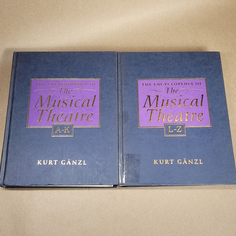 Encyclopedia of the Musical Theatre Kurt Ganzl Volume 1 & 2 Set 1st US Edition