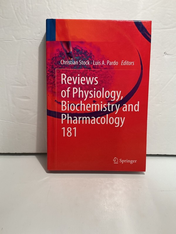 Reviews of Physiology, Biochemistry & Pharmacology Vol 181 (HC)