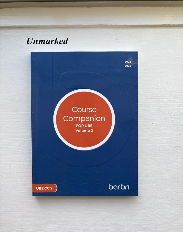 BARBRI UBE 2025–2026 FULL SET Latest Edition – Complete – See Condition gallery