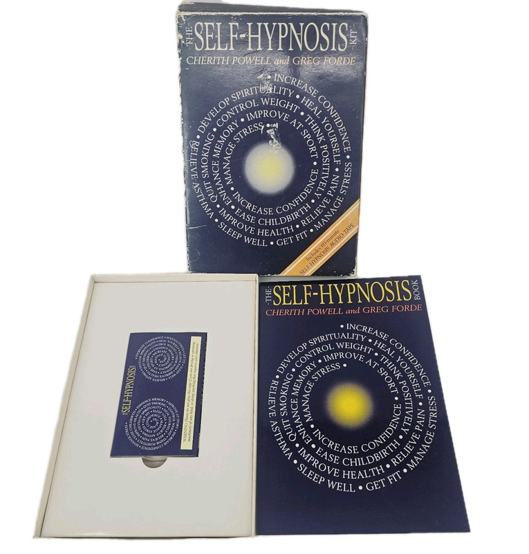 The SELF-HYPNOSIS Book & Casette KIT Powell/Forde 1995 Vintage COMPLETE NOS