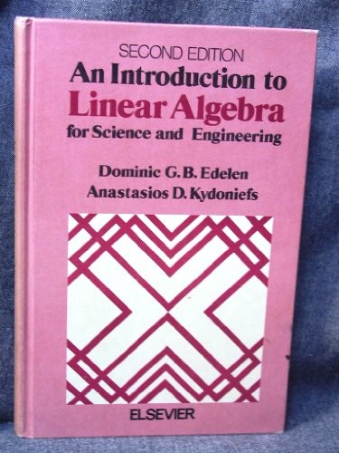 LINEAR ALGEBRA, SECOND EDITION By Serge Lang – Hardcover *Excellent Condition*