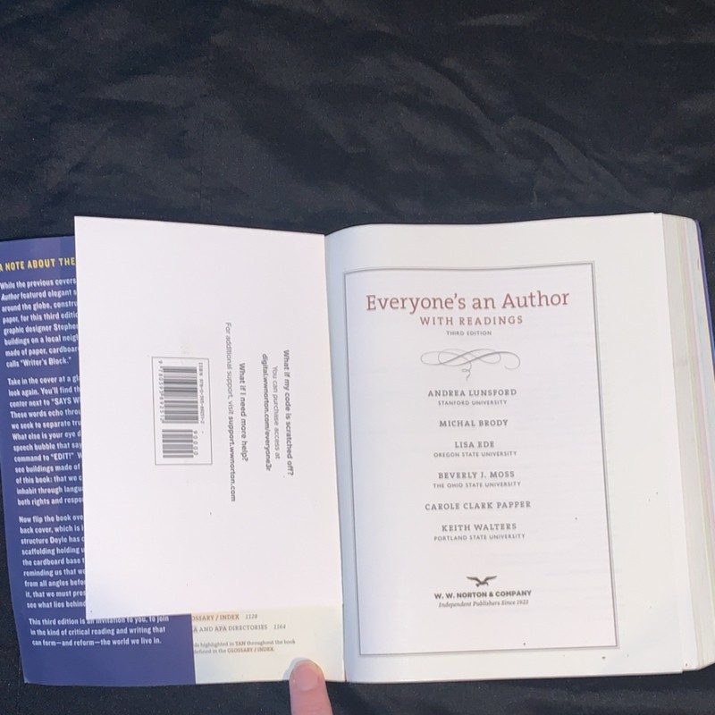 Everyone's an Author with Readings 3rd Ed 2021 Paperback W. W. Norton & Co. gallery