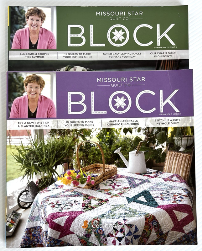 Missouri Star Quilt Co. BLOCK IDEA BOOK- Vol 5 Issue 2 & 3 2018 Jenny Doan