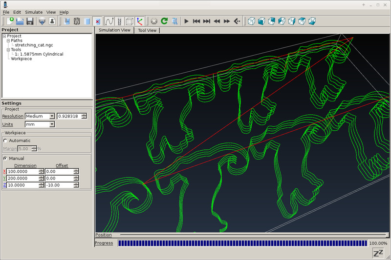 CNC Simulator Software for Milling & Router CAD CAM G-Code Viewer, Mac & Windows gallery