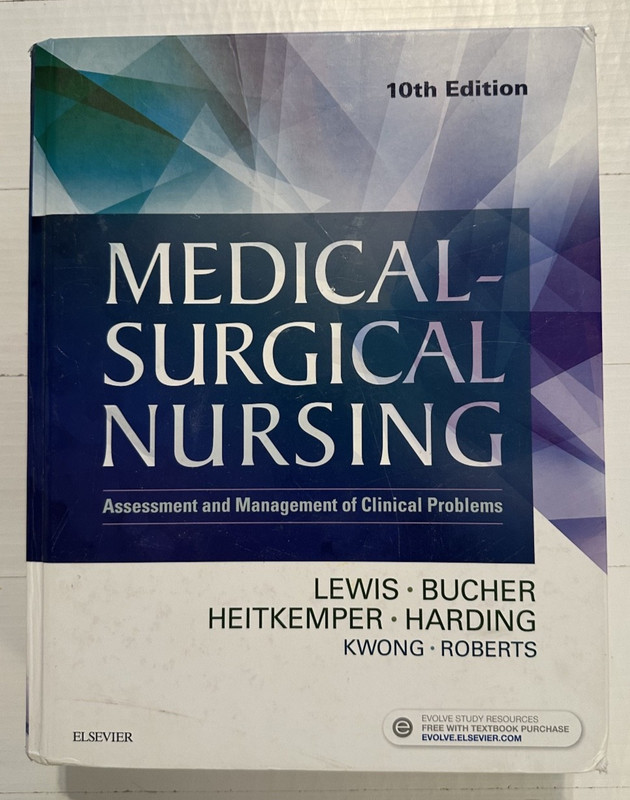 Lewis Medical Surgical Nursing 10th Edition Bucher Heitkemper Textbook No Code