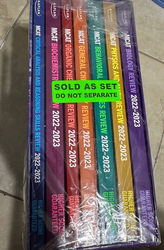 Kaplan MCAT Complete 7-book Subject Review 2022-2023 Test Prep