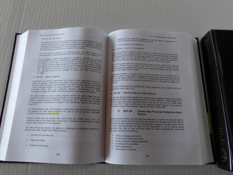 The Missouri Bar Family Law 7 Edition Two Volumes Black Letter Law For Attorneys gallery
