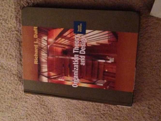 Organization Theory and Design – Hardcover, by Daft Richard L. – Acceptable