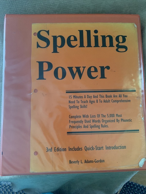 Spelling Power by Beverly L. Adams-Gordon PreOwned Usable Cond
