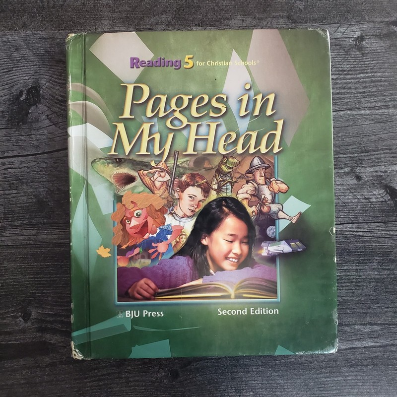 BJU Press Reading 5 Student Text (2nd. Ed.) Pages In My Head Hardcover