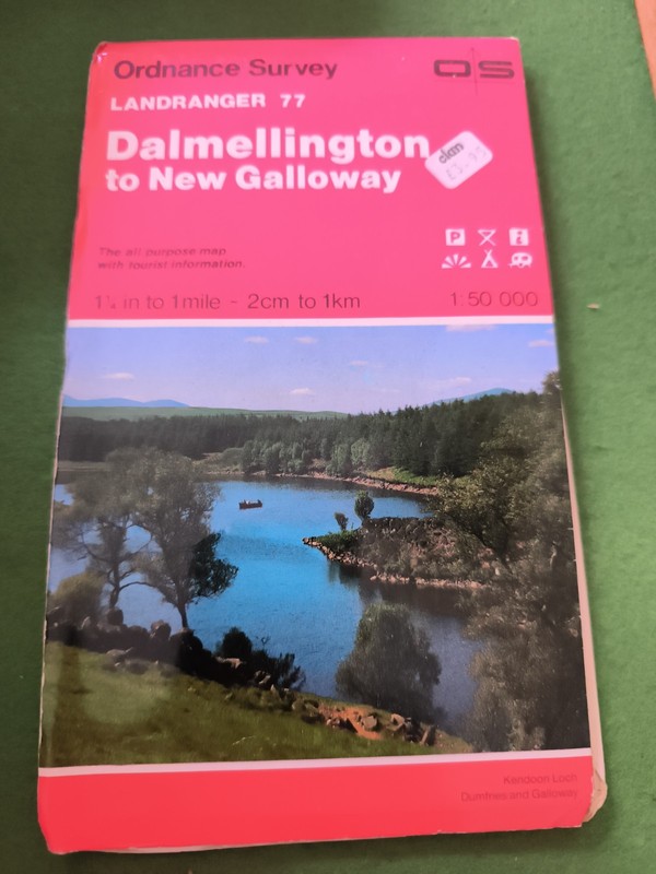 Ordnance Survey Landranger 77 Dalmellington To New Galloway Map