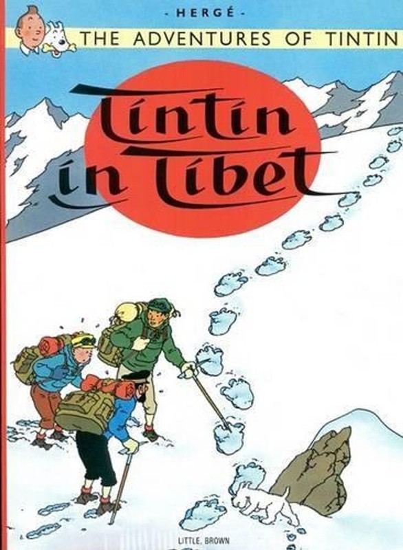 Tintin in Tibet by Herg E. (French) Paperback Book