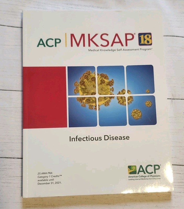 MKSAP 18 Infecitious Disease by Patrick Alguire (2018, Trade Paperback)