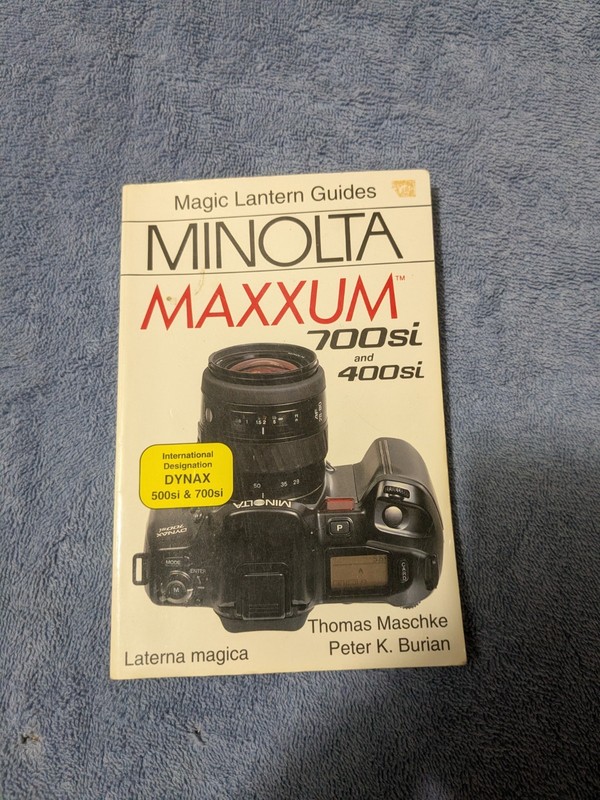 MAGIC LANTERN GUIDES: Minolta Maxxum 700s & 400si By Thomas Maschke &Peter…