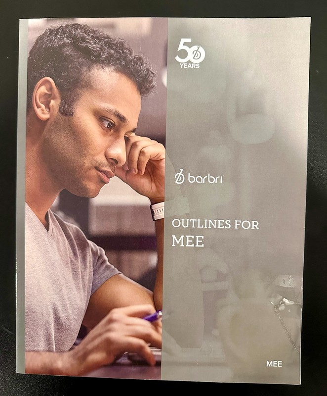 2019 – 2020 Barbri Bar Exam Review Outlines for MEE – Multistate Essay UBE