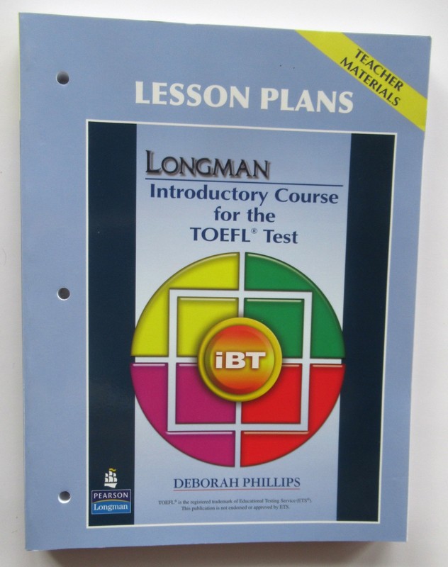 Lesson Plans Teacher Materials Longman Introductory Course TOEFL 2009 PB Good