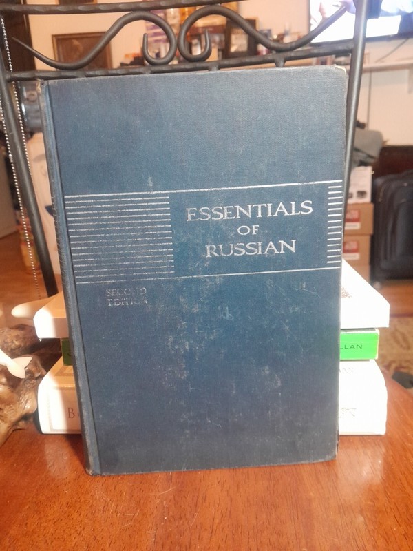 ESSENTIALS OF RUSSIAN, 2nd Edition By Gronicka & Bates 1951
