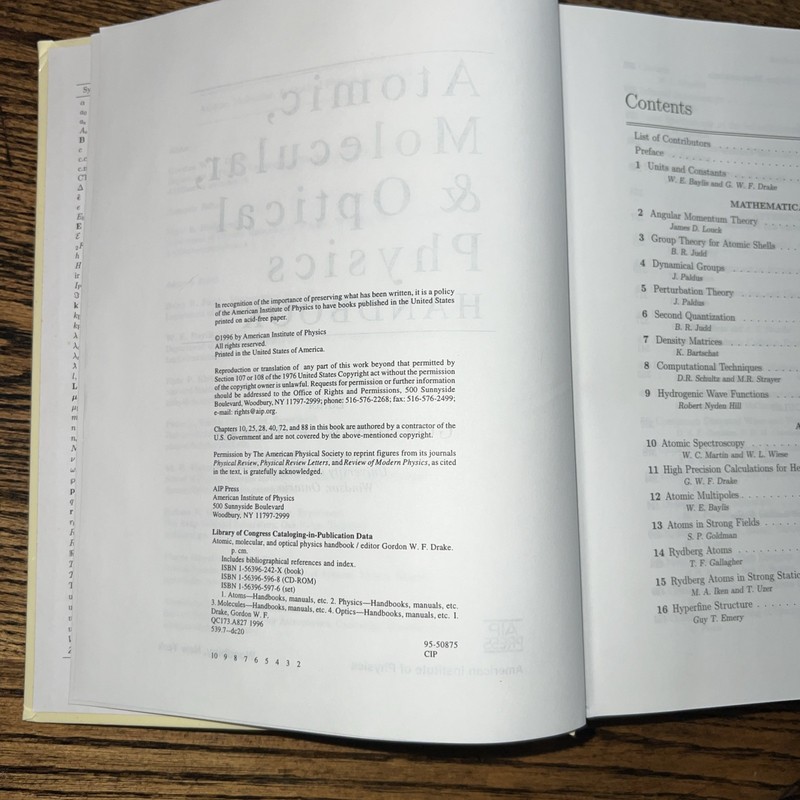 Atomic, Molecular, & Optical Physics Handbook gallery