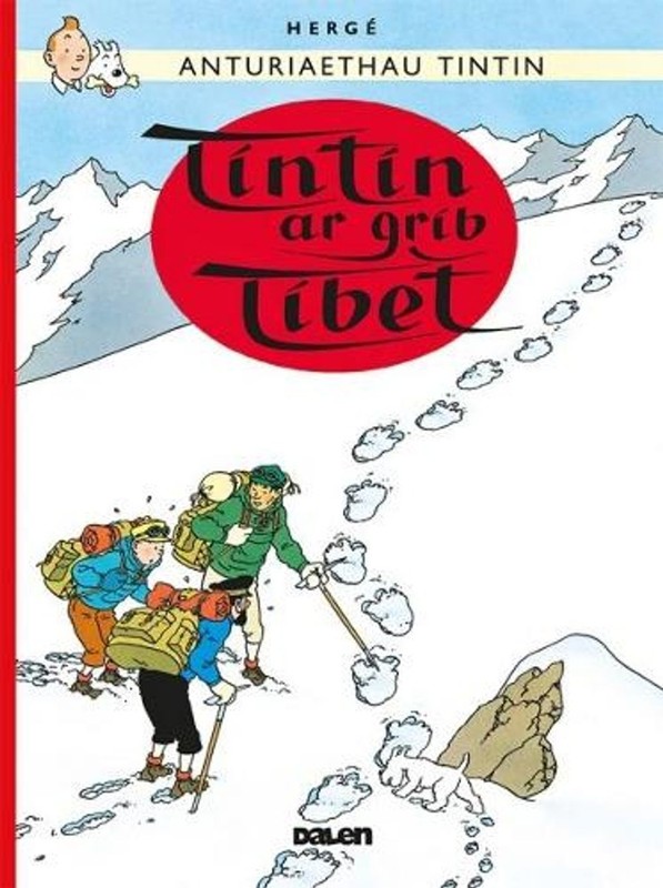 Tintin: Tintin ar Grib Tibet by Dafydd Herge (Welsh) Paperback Book