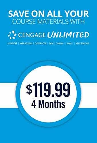 Cengage Unlimited, 1 term (4 months) Printed – CD-ROM, by Cengage – Very Good p