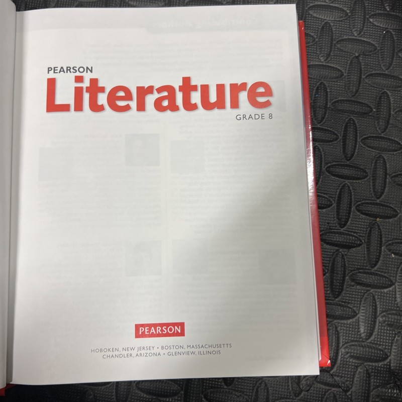 Pearson Literature Hard Cover Book Grade 8 gallery