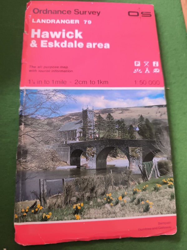 Ordnance Survey Landranger 79 Hawick & Eskdale Map