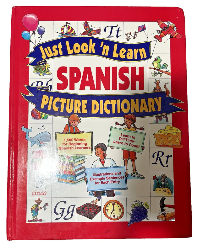 Book Just Look N’Learn Spanish Picture Dictionary English Spanish