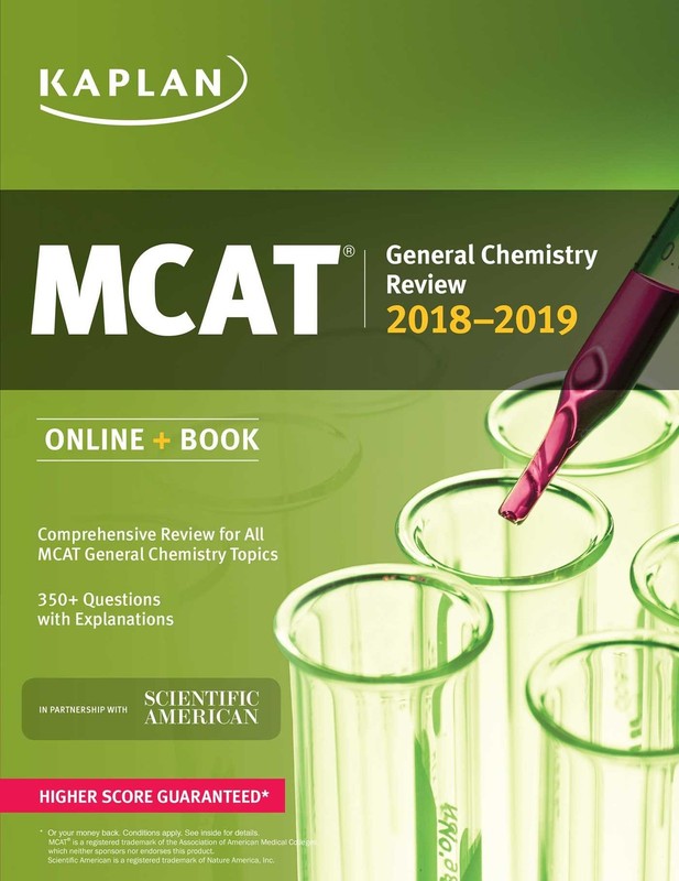 MCAT General Chemistry Review 2018-2019: Online + Book (Kaplan Test Prep)