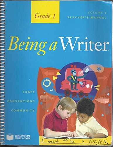 Being a Writer, Teacher’s Manual, Volume – Spiral-bound, by Various – Very Good