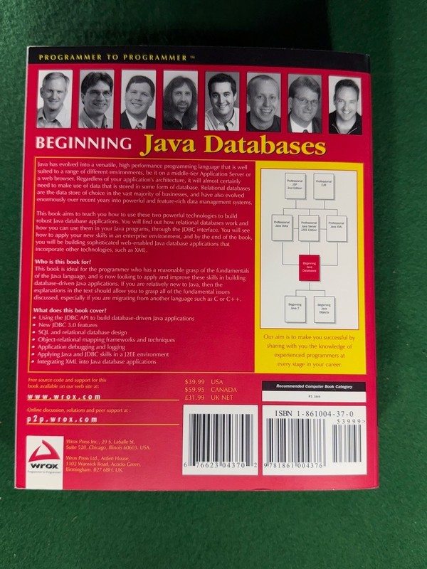 Wrox Programmer to Programmer Lot of 5 — Java, EJB, PHP, J2EE — Vintage Programm gallery