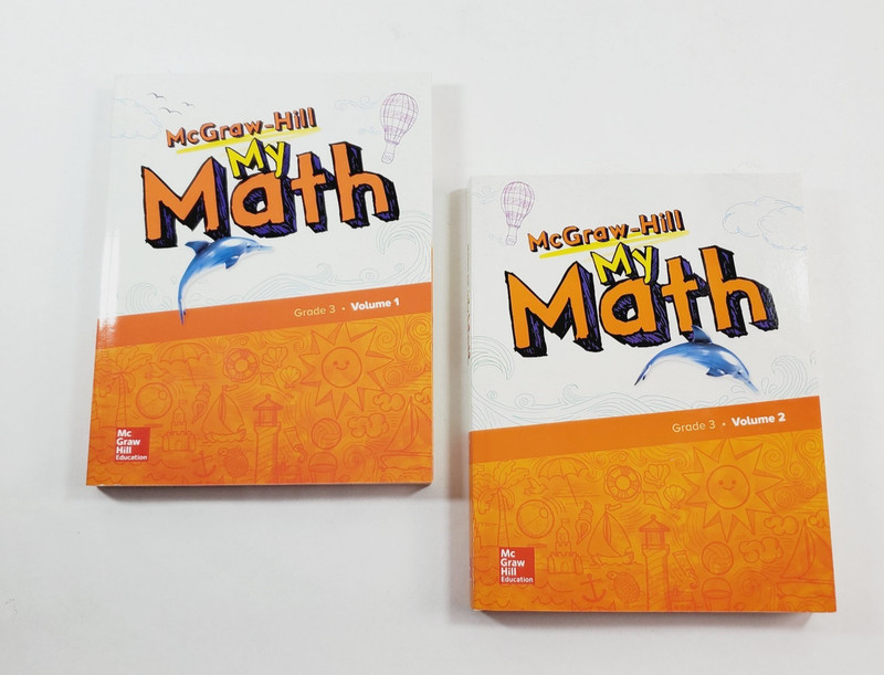 McGraw-Hill My Math Book Grade 3 Volumes 1 and 2 Student Edition Workbooks PB