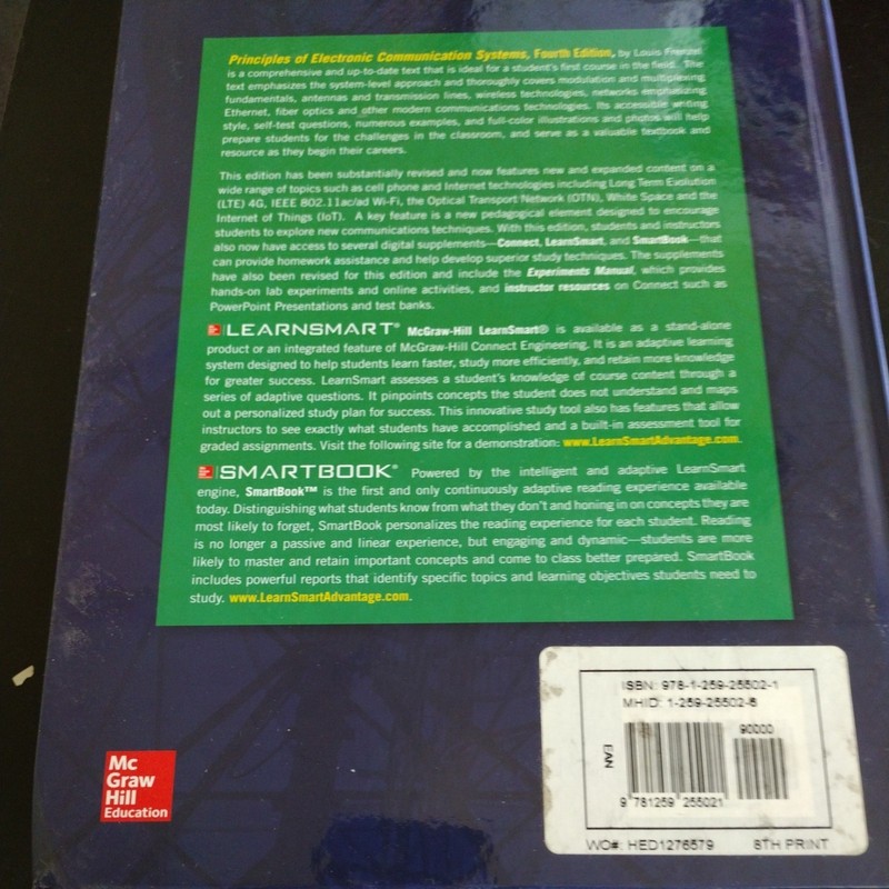 Principles of Electronic Communication - Hardcover, by Frenzel Louis E. - Good gallery