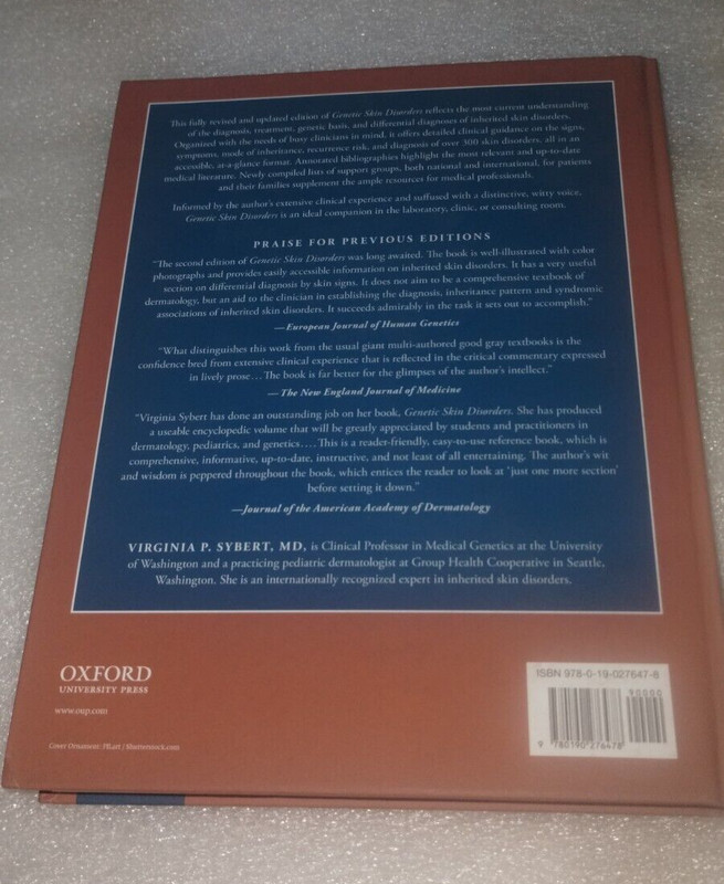 Genetic Skin Disorders, Hardcover by Sybert, Virginia P., M.D. gallery