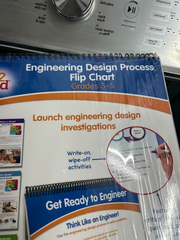 New HAND2MIND Engineering Design Process FLIP CHART Write-on Wipe-Off Grades 3-5 gallery