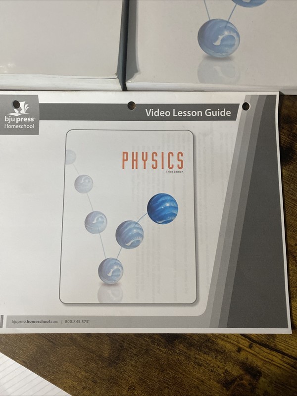Physics BJU Press 3rd/Third Edition Textbook/Lab Manual Lot Current gallery