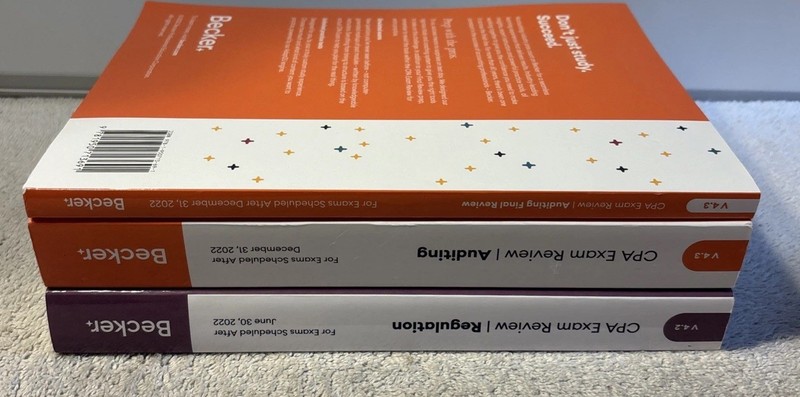 Becker Auditing Audit Exam Review V4.3 Book 4.3 + Final Review + Regula 2022 gallery