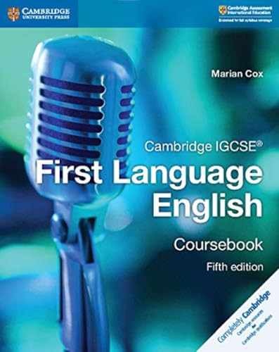 Cambridge IGCSE® First Language English – Paperback, by Cox Marian – Very Good