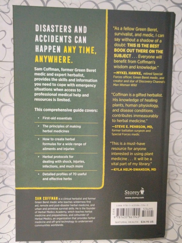 Herbal Medic : A Green Beret's Guide to Emergency Medical Preparedness NEW gallery