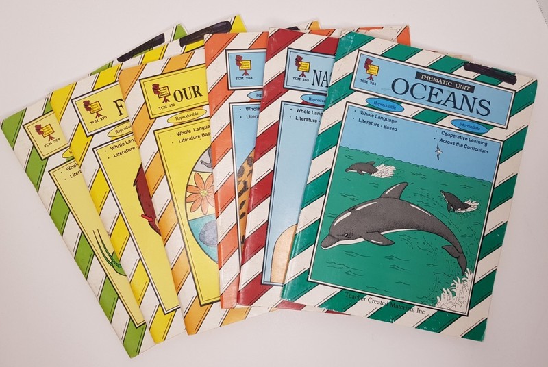 TCM Thematic Unit Books Homeschool Teacher Classroom 6 Set Bundle Lot