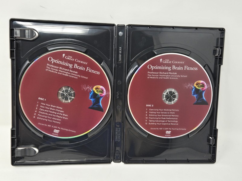 Optimizing Brain Fitness by Prof. Restak,Richard 2 DVDs with Guidebook - L.N.! gallery