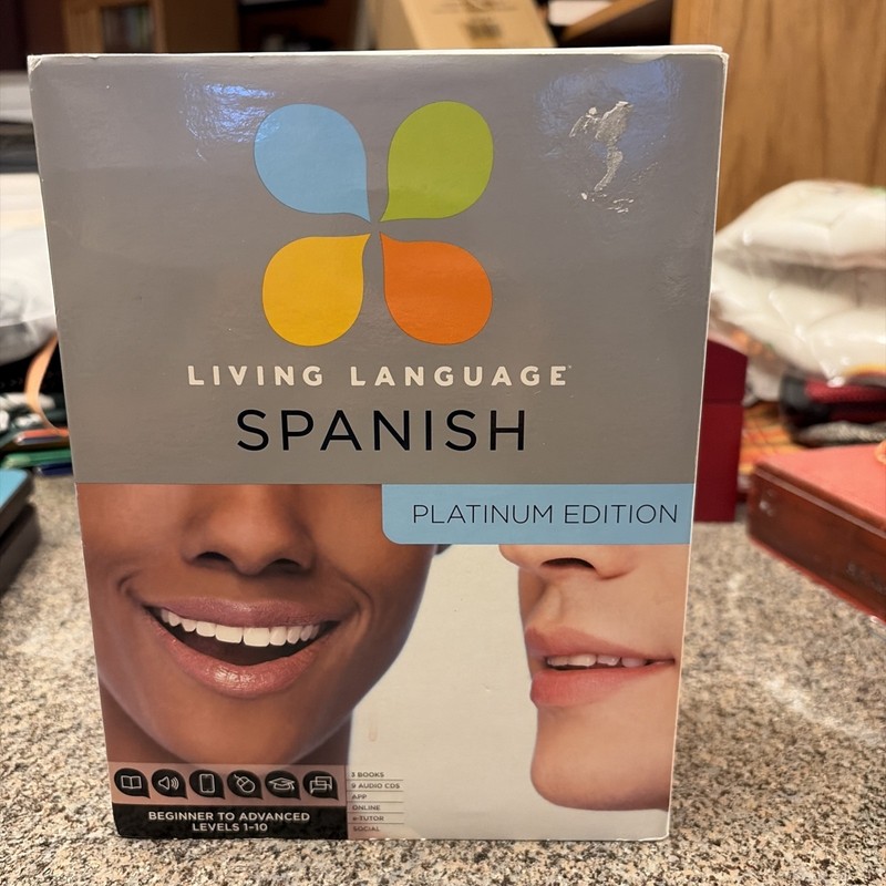 Living Language Spanish by Living Language Staff (2011, Kit, Platinum Ed) L 1-10