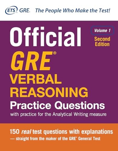Official GRE Verbal Reasoning Pr… by Educational Testing Paperback / softback