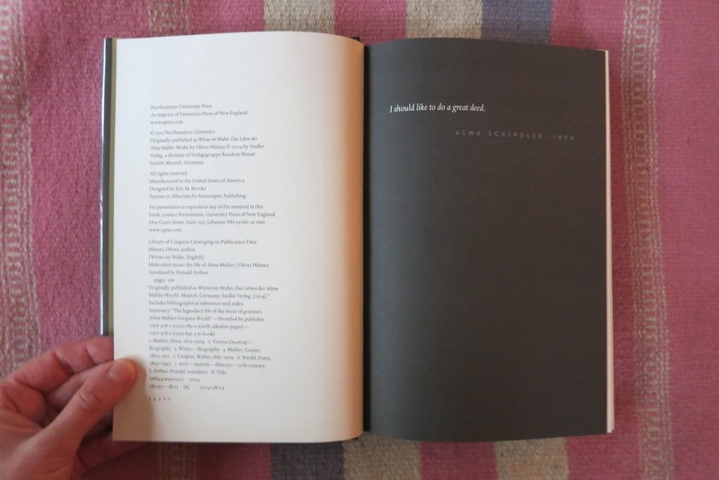Malevolent Muse: The Life of Alma Mahler Oliver Hilmes Hardcover Dust Jacket gallery