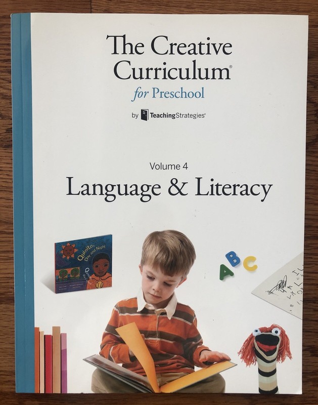Creative Curriculum for Preschool Volume 4 – Language and Literacy – 7th Edition
