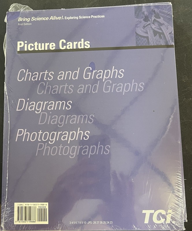 TCI Bring Science Alive Gr 2 Picture Cards Charts & Graphs Diagrams Photographs